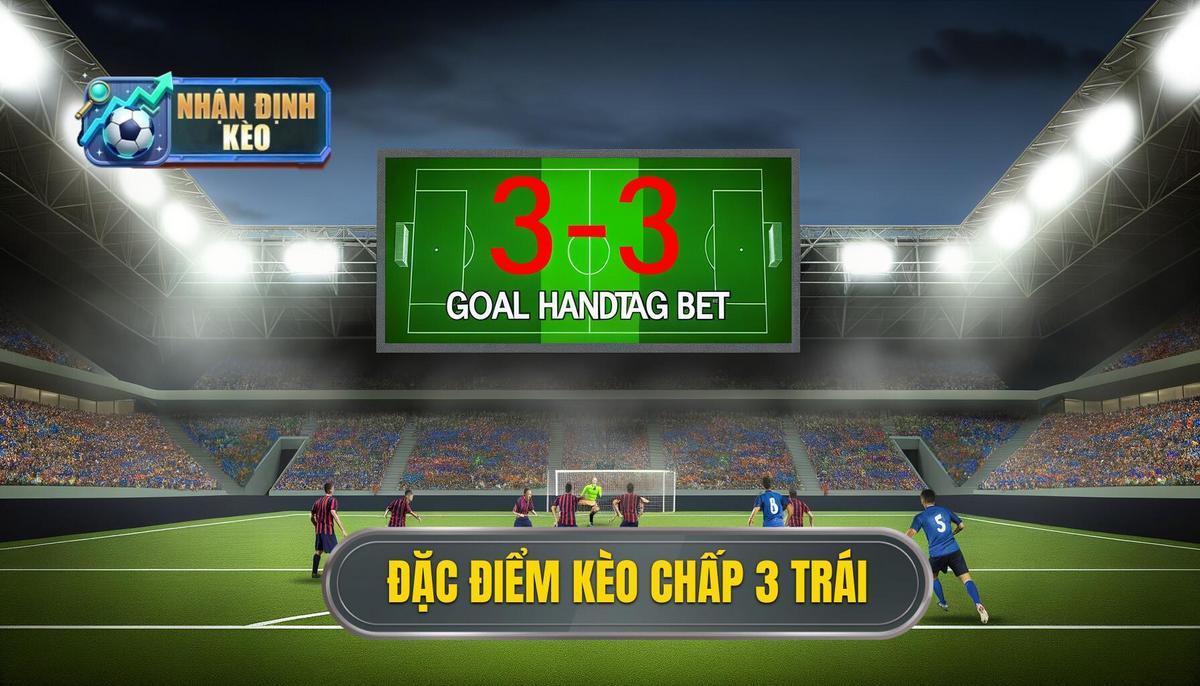 Đặc điểm quan trọng của kèo chấp 3 trái