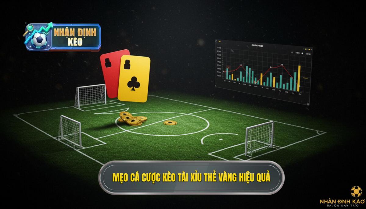 Mẹo cá cược kèo tài xỉu thẻ vàng hiệu quả